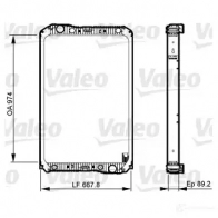 Радиатор охлаждения двигателя VALEO 3276427335453 S AJ9M Fiat Bravo (198) 2 Хэтчбек 1.4 LPG 90 л.с. 2008 – 2014 733545