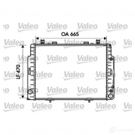 Радиатор охлаждения двигателя VALEO 237263 734794 L1147 V 3276427347944