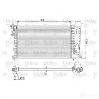 Радиатор охлаждения двигателя VALEO Peugeot 306 1 (7B, N3, N5) Седан 1.9 STD 69 л.с. 1994 – 1995 3276422310103 XCBF WQ8 231010