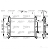 Радиатор охлаждения двигателя VALEO FH GIP3 Fiat 734768 3276427347685