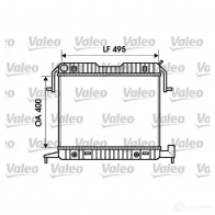 Радиатор охлаждения двигателя VALEO 236649 732703 3276427327038 H KV41