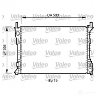 Радиатор охлаждения двигателя VALEO TF7 5H6 735045 Ford Fiesta 5 (CBK, JH, JD) Хэтчбек 2.0 ST150 150 л.с. 2005 – 2008 3276427350456