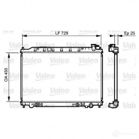 Радиатор охлаждения двигателя VALEO 735204 C403 HV Nissan Murano 3276427352047