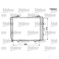 Радиатор охлаждения двигателя VALEO 3276427324518 732451 TUQ0L L Mercedes C-Class (S202) 1 Универсал 2.3 C 230 T Kompressor (2085) 193 л.с. 1997 – 2000