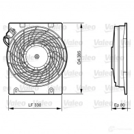 Вентилятор радиатора VALEO 696355 ZK CDYL Opel Astra (G) 2 Хэтчбек 2.0 16V OPC (F08. F48) 160 л.с. 1999 – 2002 3276426963558