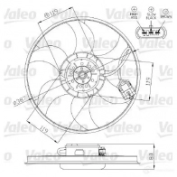 Вентилятор радиатора VALEO 696280 234069 MAQYIM 6 3276426962803