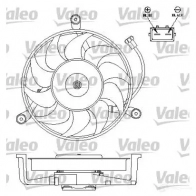 Вентилятор радиатора VALEO 3276426961790 QTD8C SA Volkswagen Transporter (T4) 4 Автобус 2.4 D 78 л.с. 1990 – 1998 696179