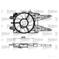 Вентилятор радиатора VALEO 698484 F S1249 234269 GM007