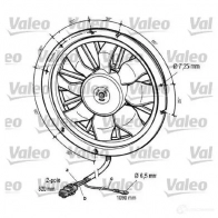 Вентилятор радиатора VALEO 696066 J5AW LE Volvo V70 1 (875, 876) Универсал 2.3 T AWD 250 л.с. 1997 – 2000 3276426960663