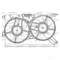 Вентилятор радиатора VALEO 696021 233988 ZQ2 N1ZF 3276426960212