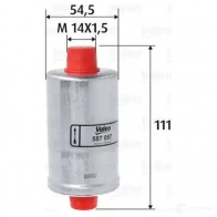 Топливный фильтр VALEO 1424237887 BROVG2 3 3276425870574 587057