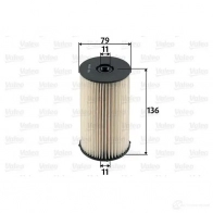 Топливный фильтр VALEO 3276425879041 587904 17 TXF3 1206068374 - Изображение 5