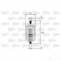 Топливный фильтр VALEO 232153 3276425870024 P MBIF 587002 - Изображение 5