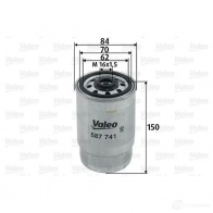 Топливный фильтр VALEO 587741 1206067972 3276425877412 7X TFWD1 - Изображение 5