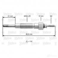 Свеча накала VALEO TM8YP 345213 1193418992 D5 DM213 - Изображение 2