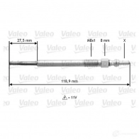 Свеча накала VALEO B84E0 1193418897 D4 AP118 345118 - Изображение 2