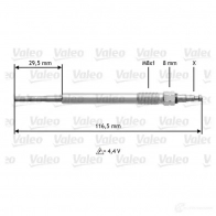 Свеча накала VALEO 1193418926 MUCIMMX 345147 D4AP 147 - Изображение 2