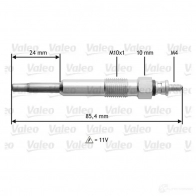 Свеча накала VALEO CROMZT D5CM1 05 21167106 345105 - Изображение 2