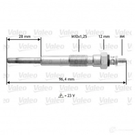 Свеча накала VALEO 345198 D5D M198 1193418977 6T3NS6 - Изображение 2