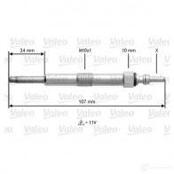 Свеча накала VALEO 1193418944 OF3ZU6W 345165 D5CP16 5 - Изображение 2