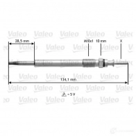 Свеча накала VALEO D5CP 200 345200 1193418979 AKI4JK0 - Изображение 2