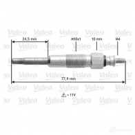 Свеча накала VALEO PKPSBY D 5CM128 1193418907 345128 - Изображение 2