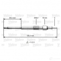 Свеча накала VALEO 1193418973 345194 D5CP 194 LPAZ0S - Изображение 2