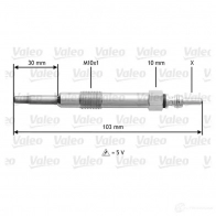Свеча накала VALEO IGBBBSG 1193418894 D5CP11 5 345115 - Изображение 2