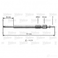 Свеча накала VALEO 1193418980 ICW1EW 345201 D 5DM201 - Изображение 2