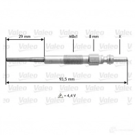 Свеча накала VALEO 4QYVZ D4A P206 1193418985 345206 - Изображение 2