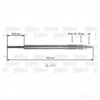 Свеча накала VALEO YN67FH6 345177 1193418956 D3D M177 - Изображение 2