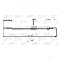 Свеча накала VALEO 345153 46YG8 1193418932 D4CP 153 - Изображение 2