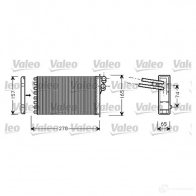 Радиатор печки, теплообменник VALEO 3276428123172 Audi A4 (B5) 1 Универсал 2.6 Quattro 150 л.с. 1996 – 2001 812317 VREJ HI