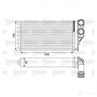 Радиатор печки, теплообменник VALEO 3276428115030 811503 WS 4E0O 1424226287