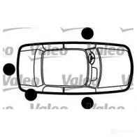 Ключ замка с личинкой, комплект VALEO 222356 252575 CW7HQ CX 3276422525750 - Изображение 2