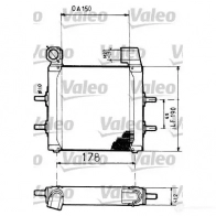 Масляный радиатор двигателя VALEO 8GLZKY 816701 240673 HA9 65