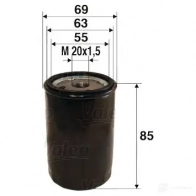 Масляный фильтр VALEO 3276425860131 7 62780W 232088 586013 - Изображение 5