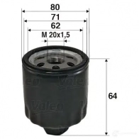Масляный фильтр VALEO 232083 586003 R QFDUX 3276425860032 - Изображение 5