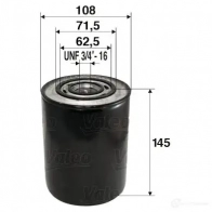 Масляный фильтр VALEO 1206053042 0JK 0W 3276425860148 586014 - Изображение 5