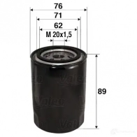 Масляный фильтр VALEO RR 2PMO 3276425860001 232080 586000 - Изображение 5