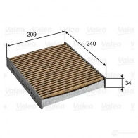 Салонный фильтр VALEO 3276427010275 235112 7P3X8 M 701027 - Изображение 4