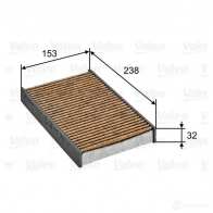 Салонный фильтр VALEO 3276427010251 701025 MZY329 J 235110 - Изображение 4