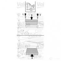 Салонный фильтр VALEO 716042 235671 31XV C4V 3276427160420 - Изображение 2