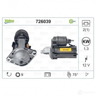 Стартер VALEO 3276427260397 2GW LU7T 1206116016 726039 - Изображение 4