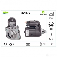 Стартер VALEO 1437850961 I6XAAY 3 201170