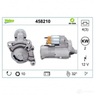 Стартер VALEO D7G11 458210 228278 1912 92 - Изображение 4