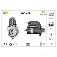 Стартер VALEO 201045 Q2T 51 1437850230 - Изображение 4