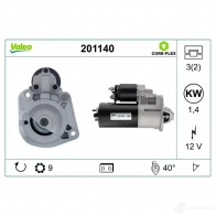 Стартер VALEO DW7N7 D 1437850991 201140 - Изображение 4