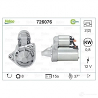 Стартер VALEO 3276427260762 1206117462 726076 NI6JA HB - Изображение 4