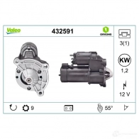 Стартер VALEO D6 RA5 432591 ND108 225366 - Изображение 4